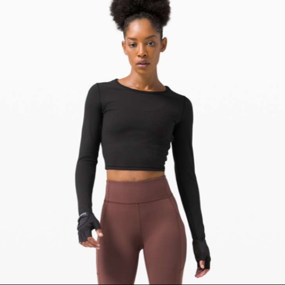 Lululemon Wunder Train Cropped Long Sleeve - Picture 3 of 7